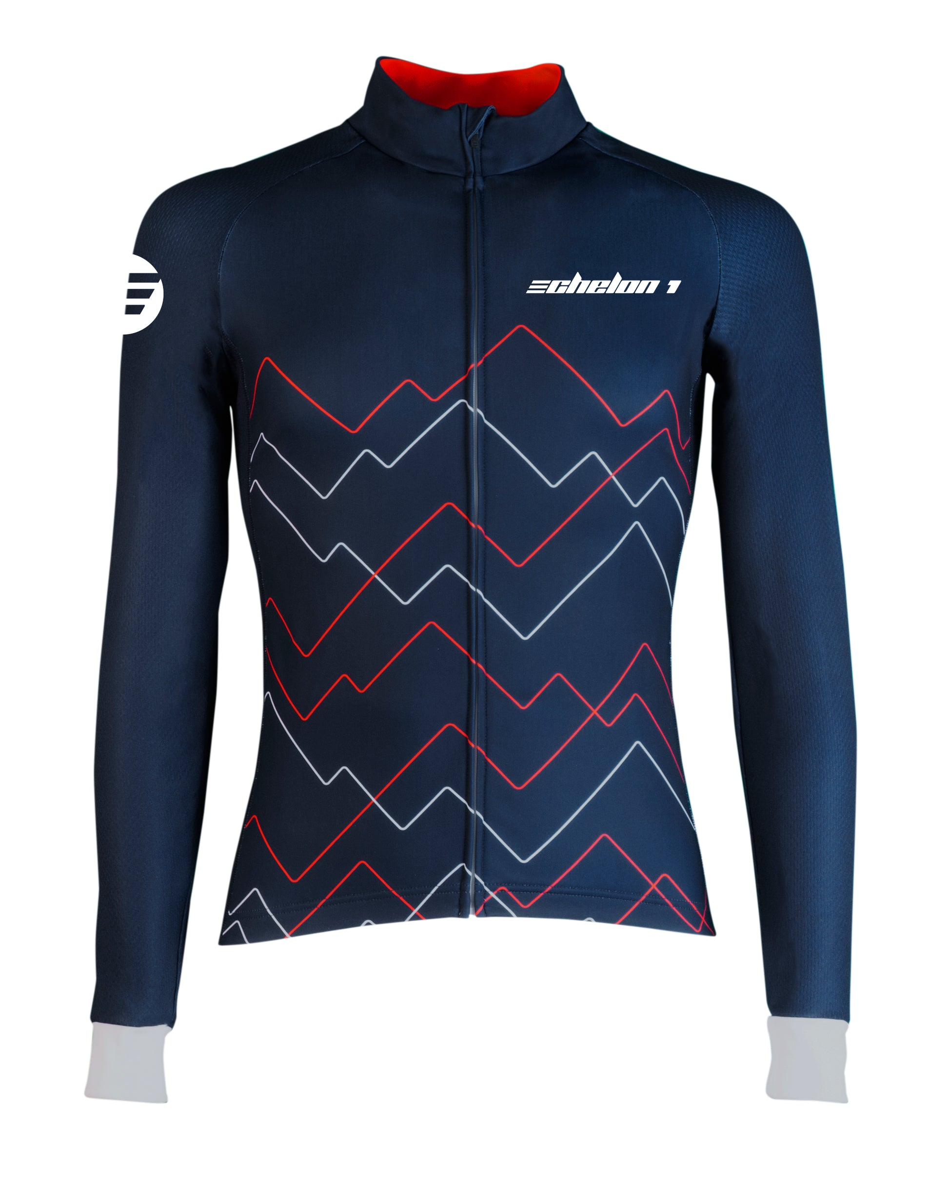 Alpine LS Jersey - Navy - Echelon 1 | Cycling Apparel