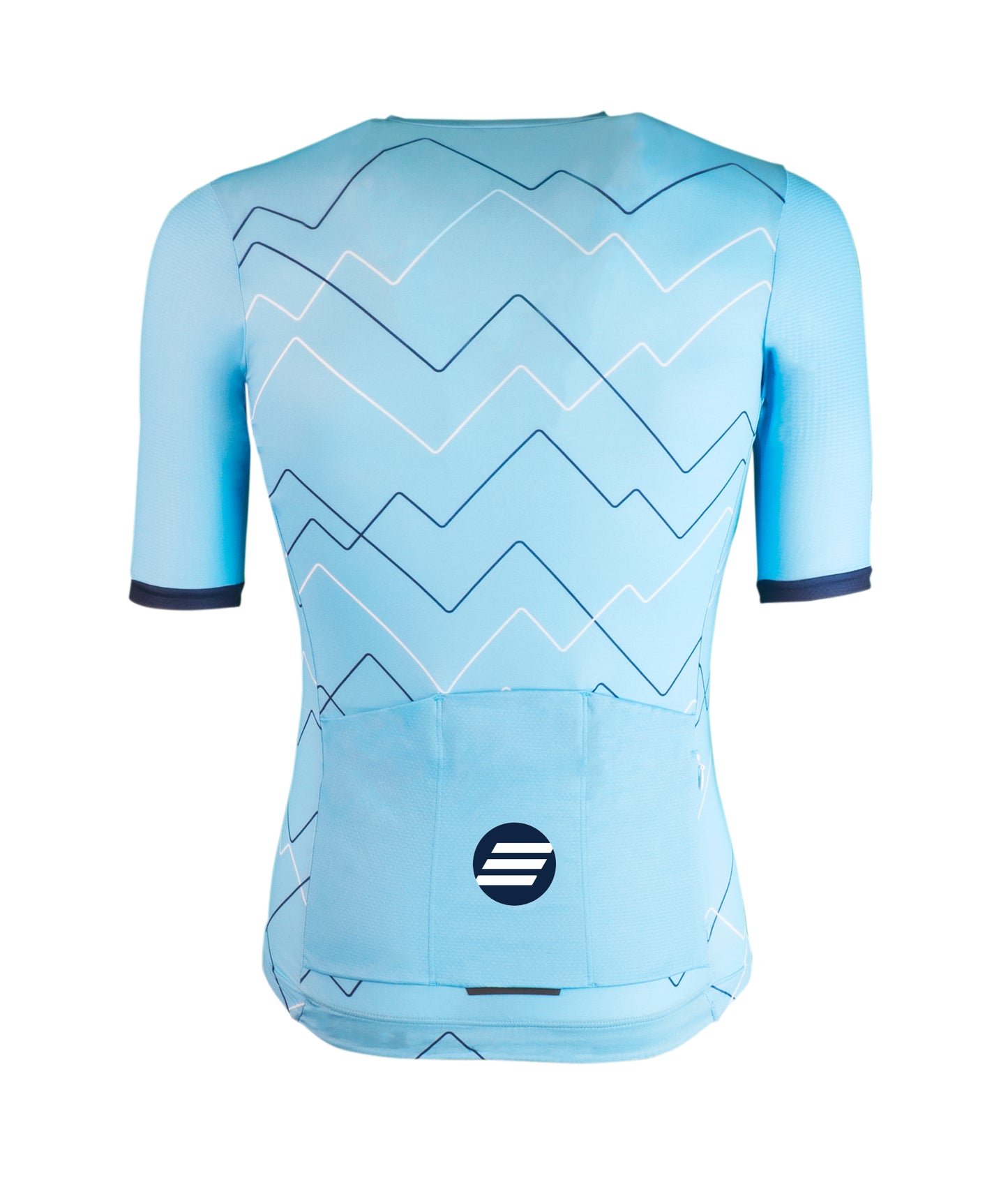 Alpine SS Jersey - Light Blue - Echelon 1 | Cycling Apparel