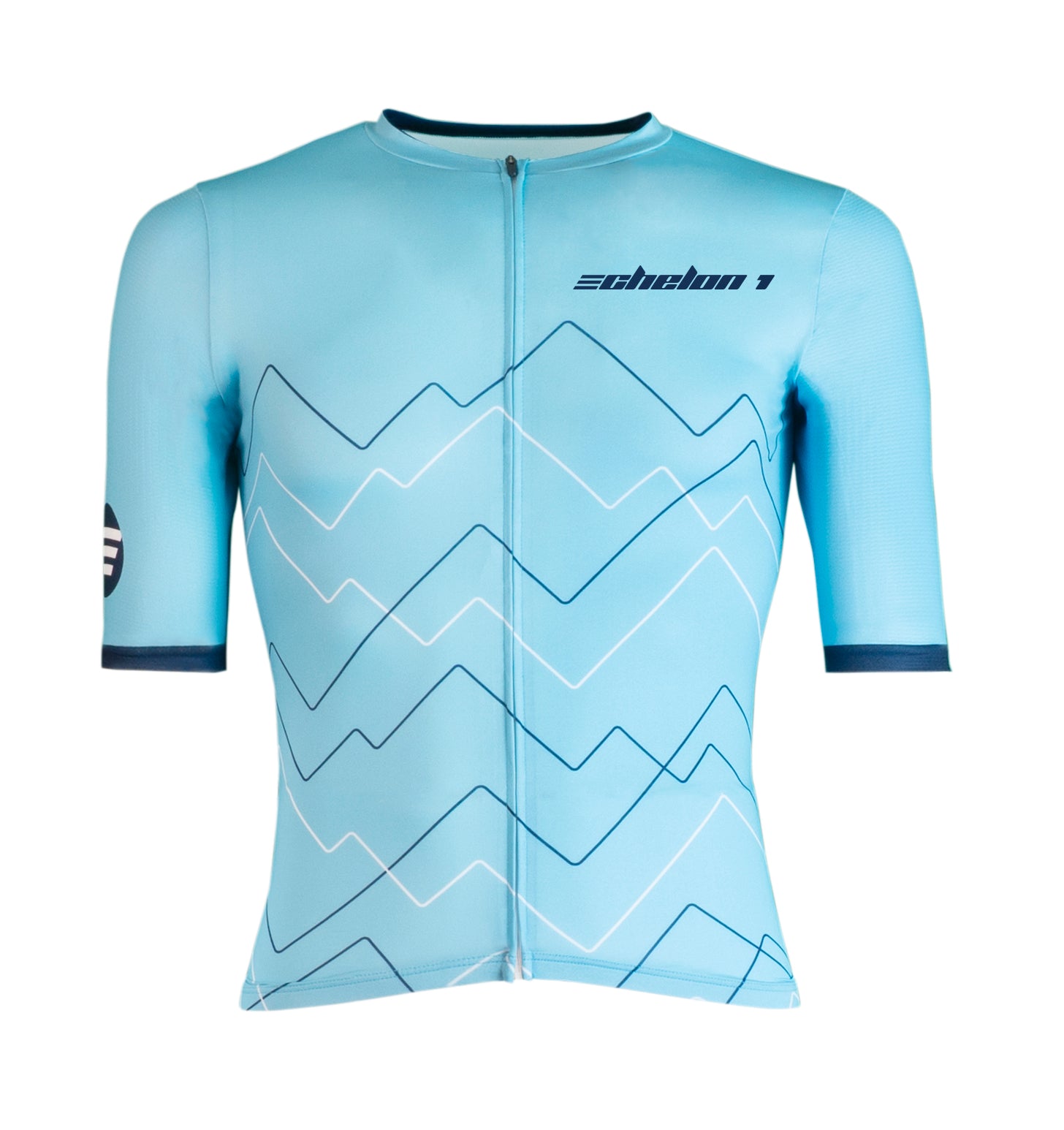 Alpine SS Jersey - Light Blue - Echelon 1 | Cycling Apparel