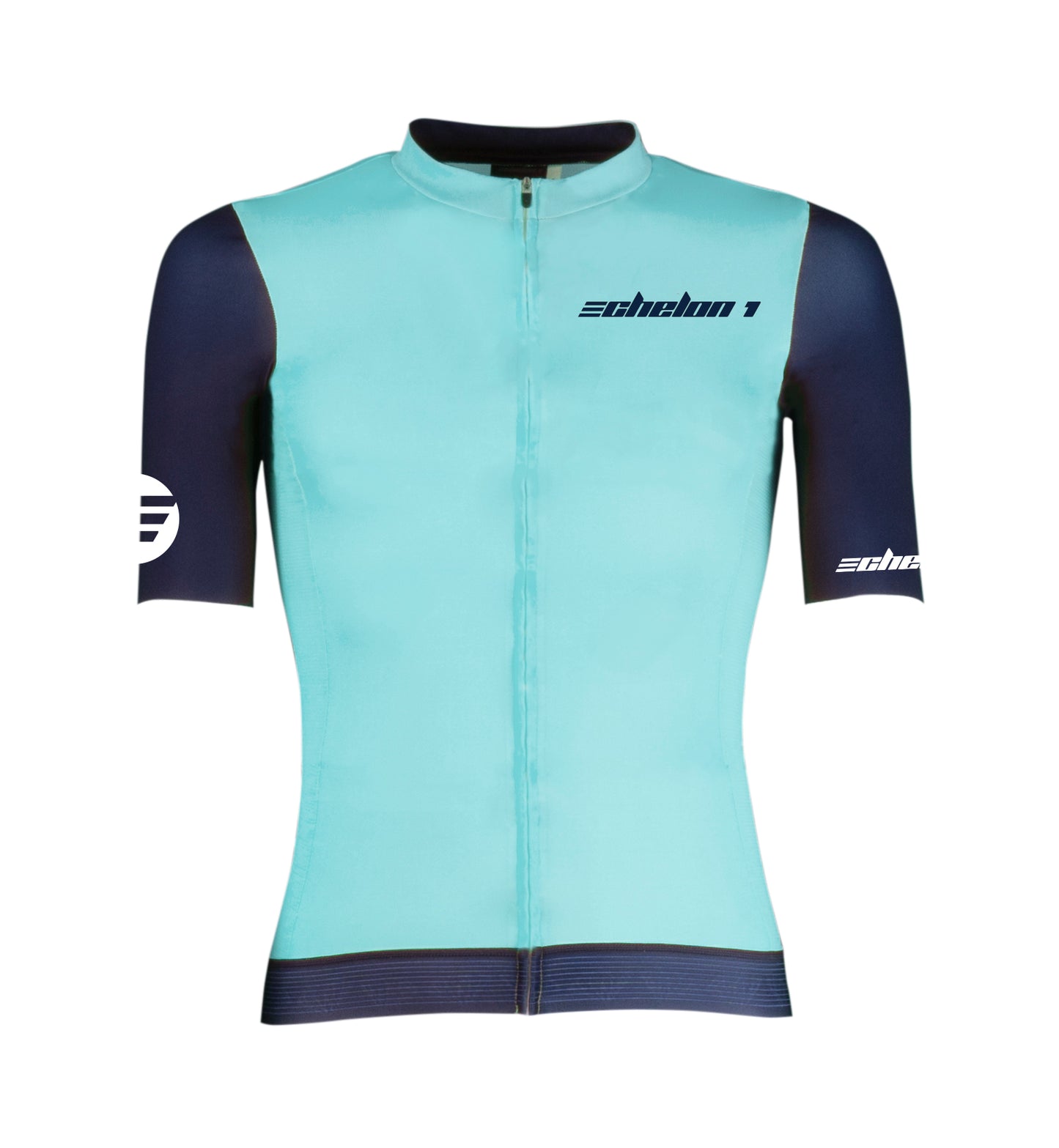 Binary SS Jersey - Light Blue/Navy - Echelon 1 | Cycling Apparel